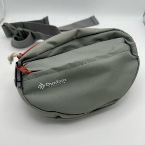 Outdoor Products Fanny Pack Waist Belt Bag Gray Orange REI